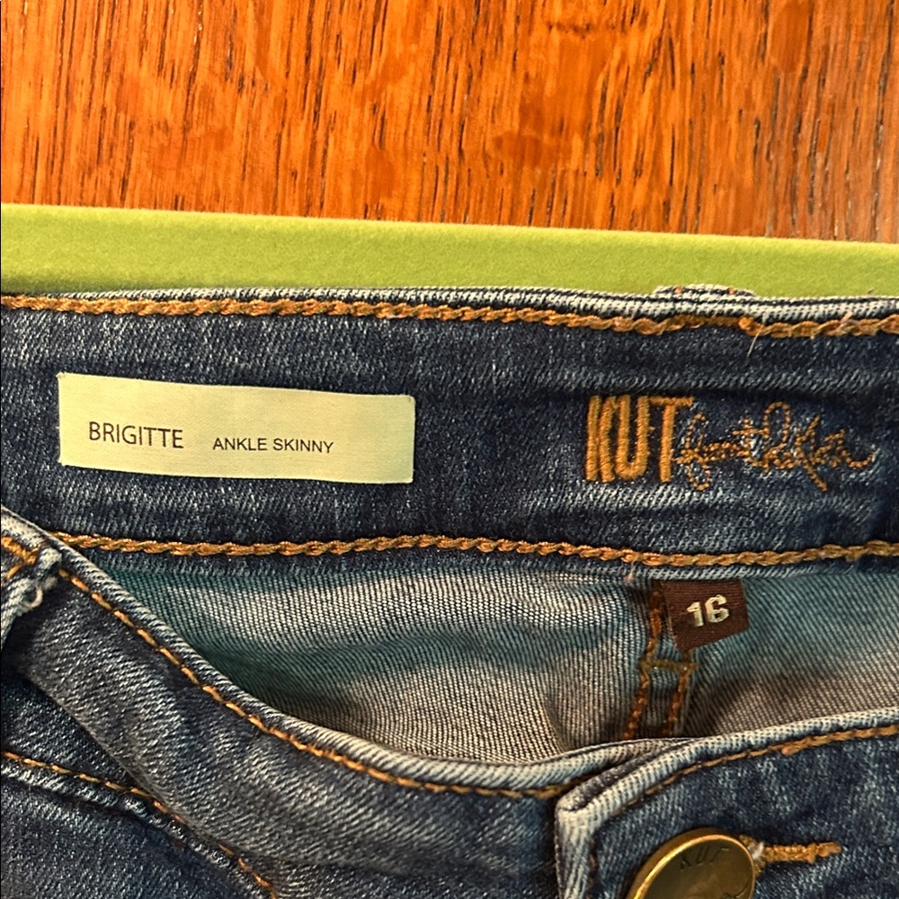 Kut from the Kloth Dark Blue Skinny Jeans - Picture 2 of 3